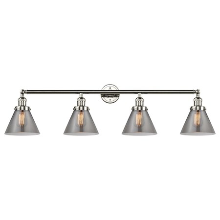 Innovations Lighting 4 Light Vintage Dimmable Led Adjustable Bathroom Fixture 215-PN-S-G43-LED